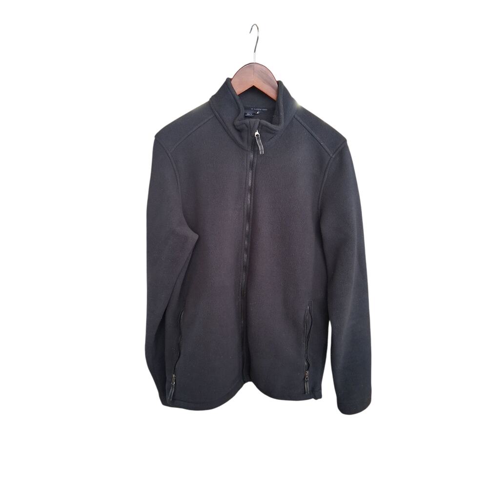 Lands End Mens size M/T 38-40 Gorpcore Outerwear Fleece Zip Jacket‎ Grungecore
